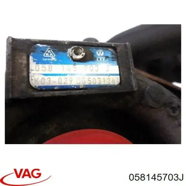 058145703J VAG Турбонаддув