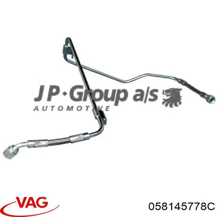 Трубка/шланг подачі масла до турбіни VAG 058145778C ціна, від 95.42 USD