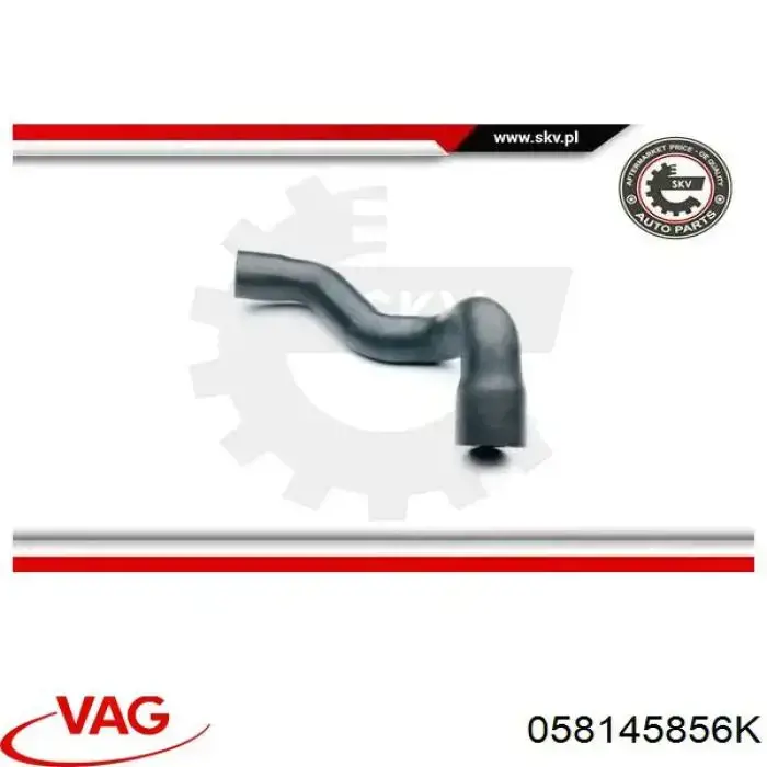 Купити 058145856K VAG Шланг/патрубок интеркуллера
