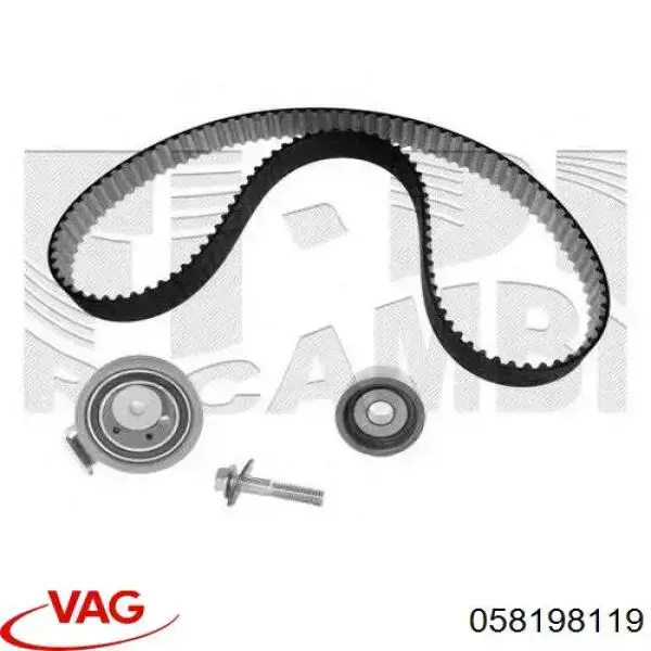 Комплект ГРМ VAG 058198119 ціна, від 78.57 USD