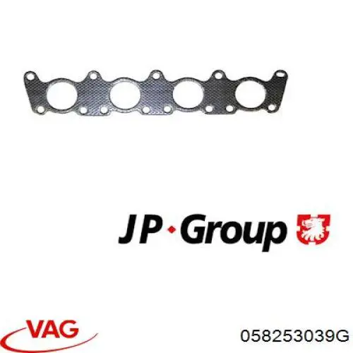 Прокладка випускного колектора VAG 058253039G ціна, від 1.93 USD