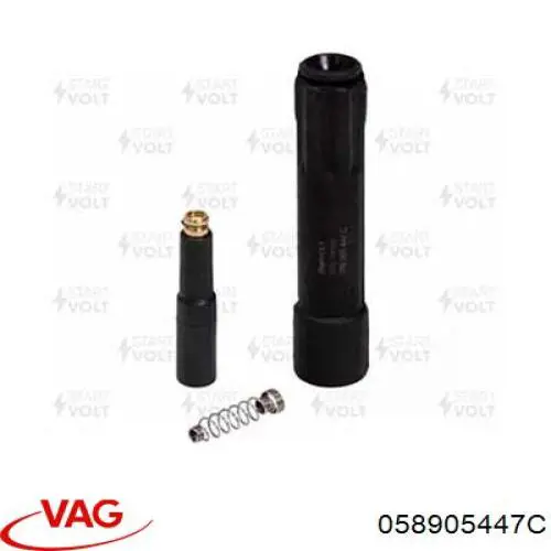 Накінечник свічки запалювання VAG 058905447C ціна, від 5.64 USD