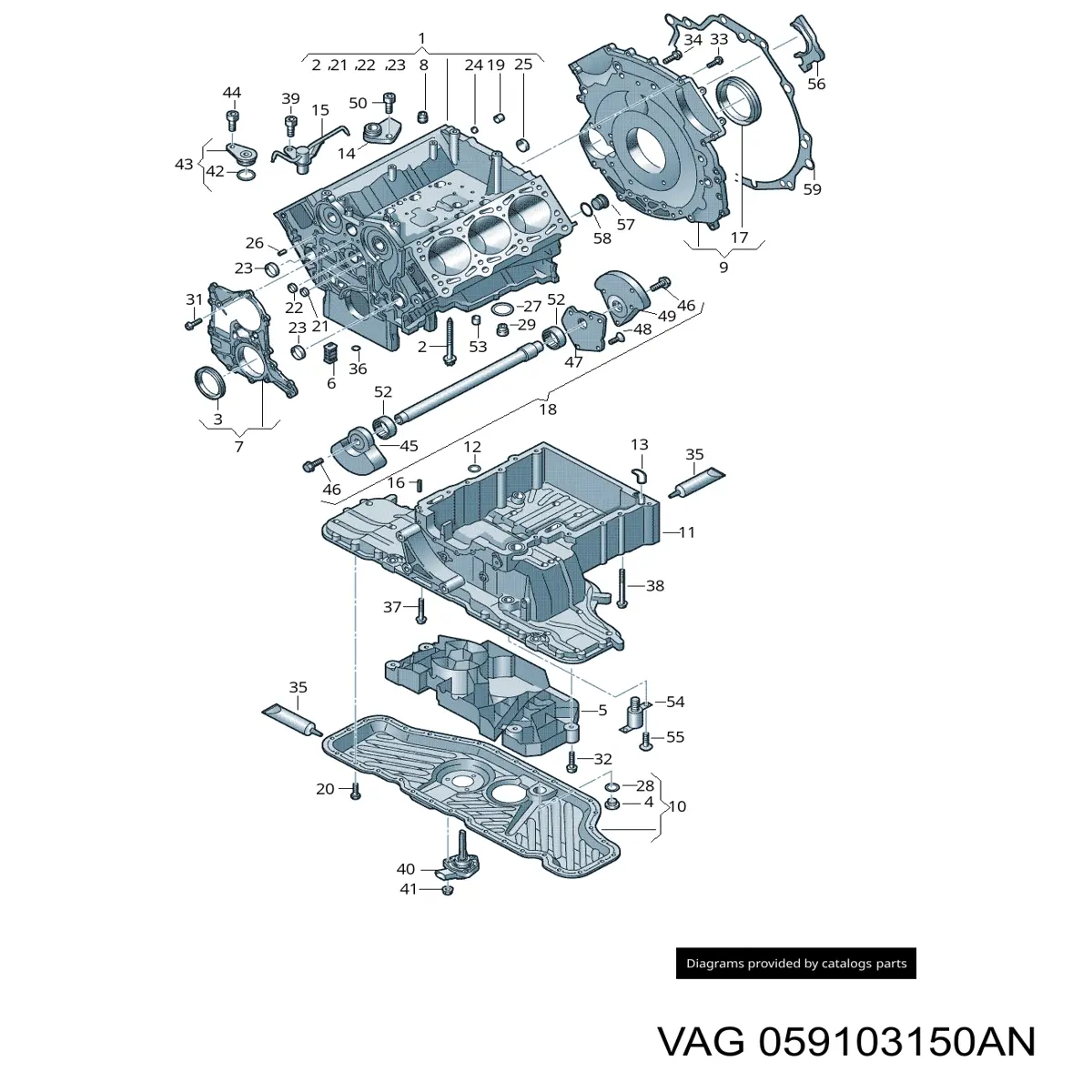  VAG 059103150AN ціна, від 25.33 USD