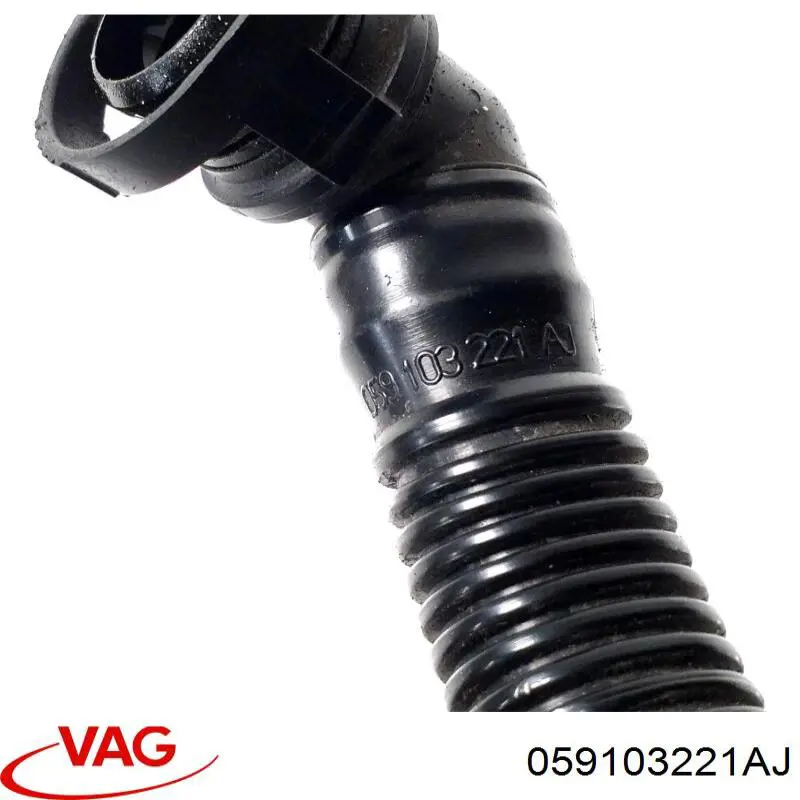 Патрубок вентиляції картера 059103221AJ VAG