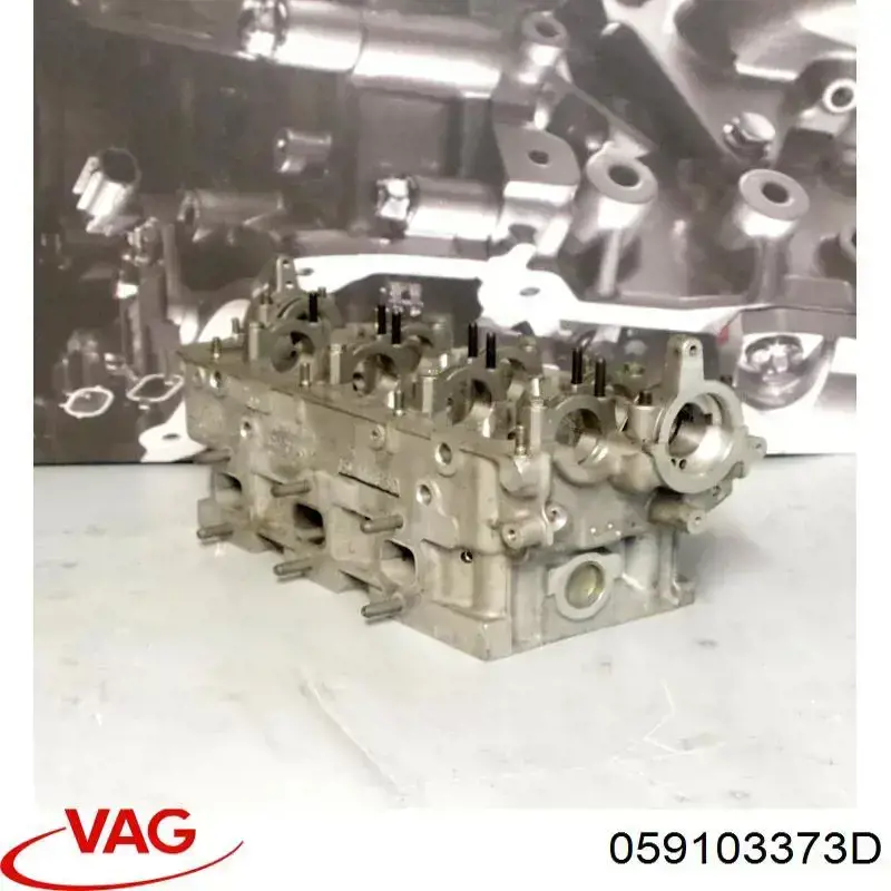 Головка блока циліндрів (ГБЦ), ліва VAG 059103373D ціна, від 55.68 USD