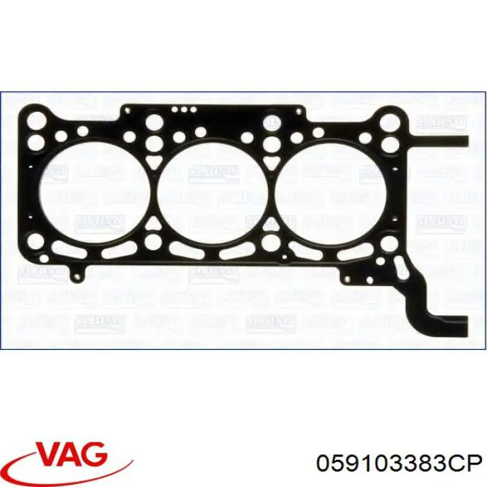 Прокладка головки блока циліндрів (ГБЦ), права VAG 059103383CP ціна, від 33.00 USD