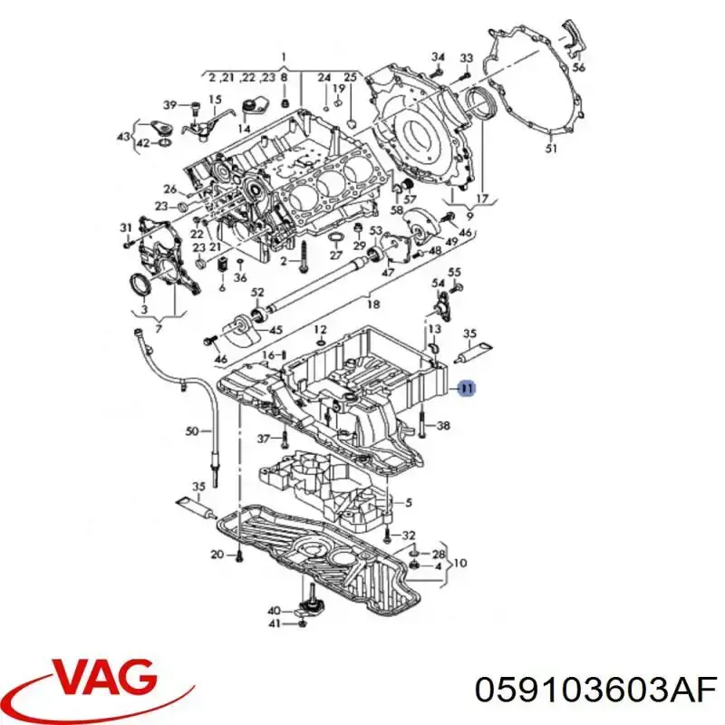 059103603AH VAG Картер масляний