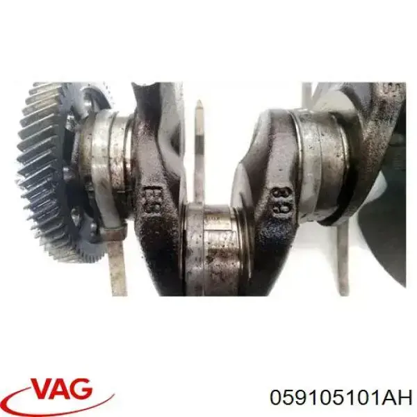 Вал колінчастий і маховик VAG 059105101AH ціна, від 423.25 USD
