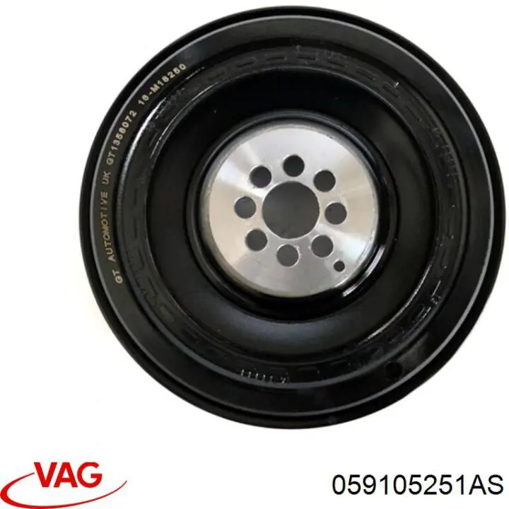 Купити 059105251AS VAG Шків колінчастого вала