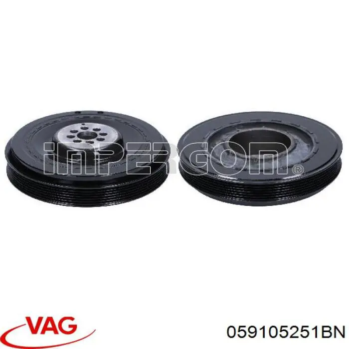 Шків колінвала 059105251BN VAG