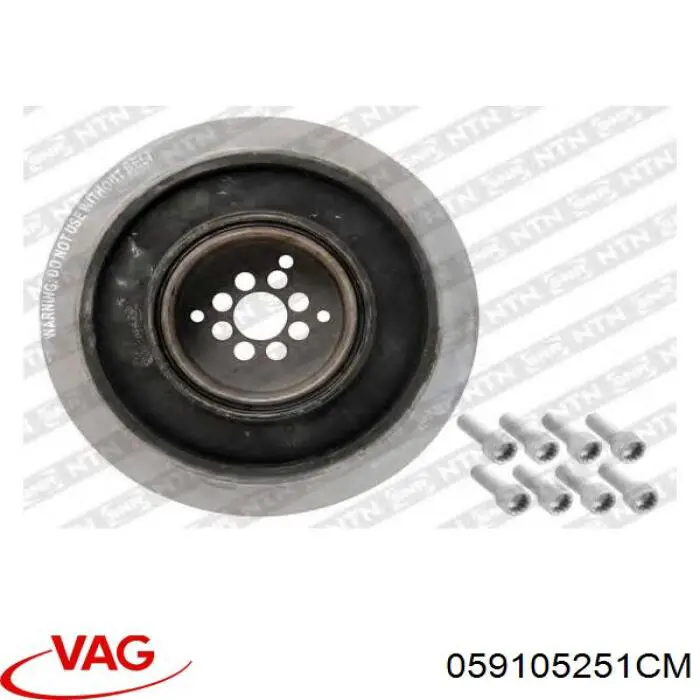 Купити 059105251CM VAG Шків колінчастого вала