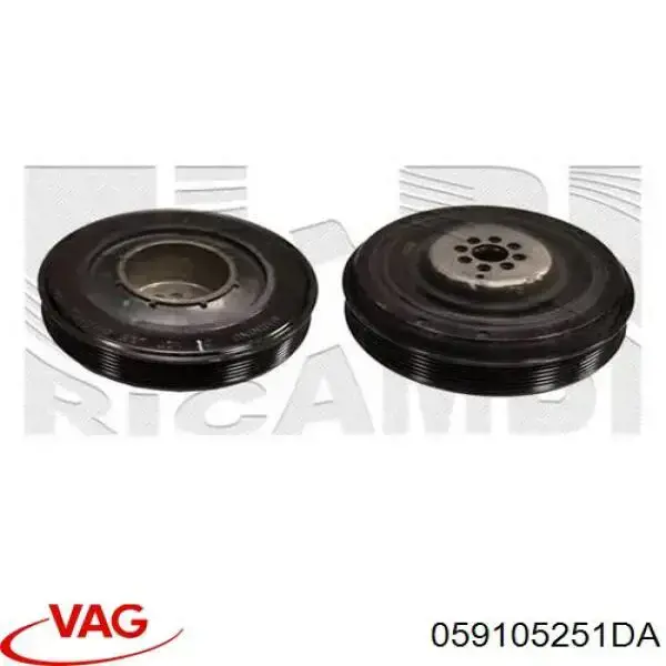 Шків колінвала 059105251DA VAG
