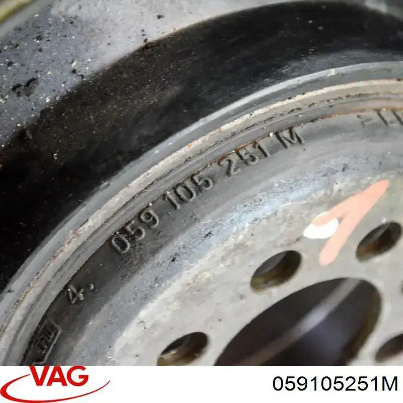 Шків колінвала 059105251M VAG