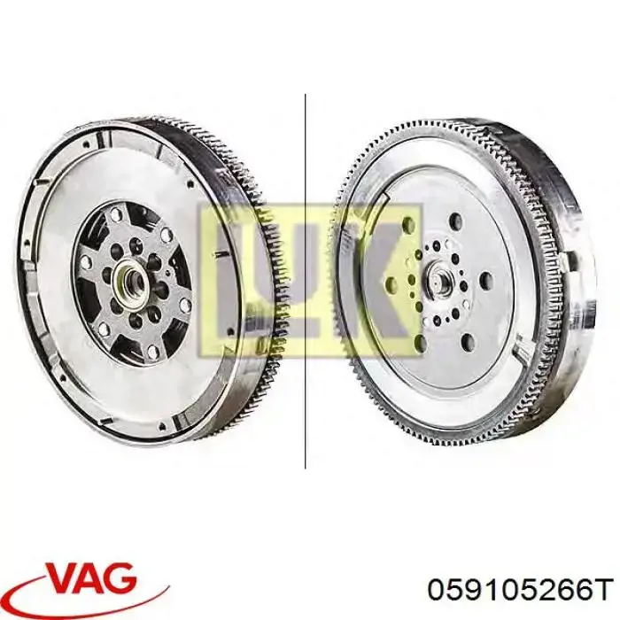 Купити 059105266T VAG Маховик із зубчастим ободом в зборі