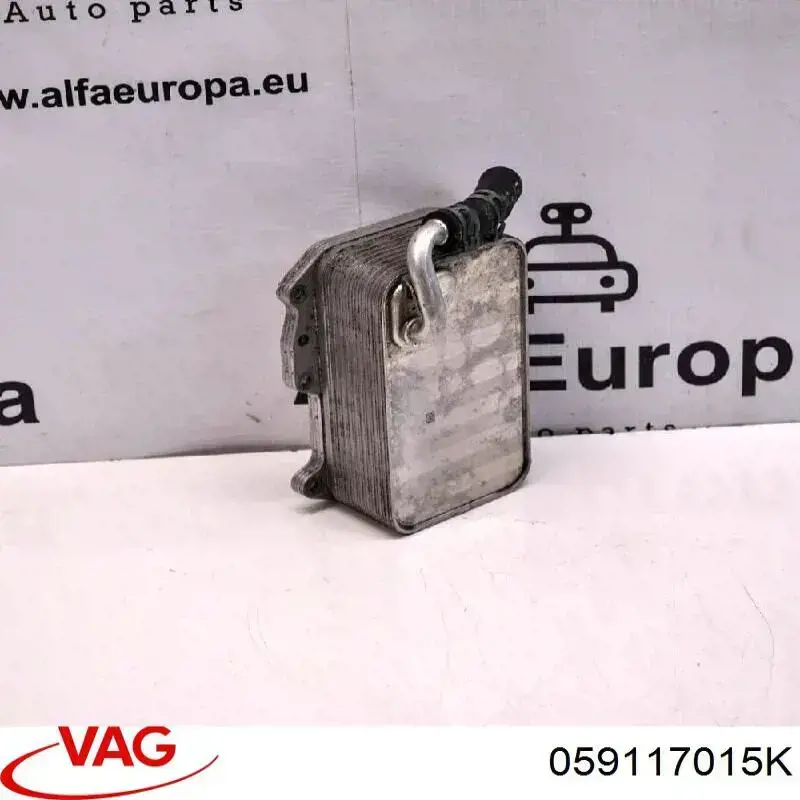Радіатор масляний (холодильник), під фільтром VAG 059117015K