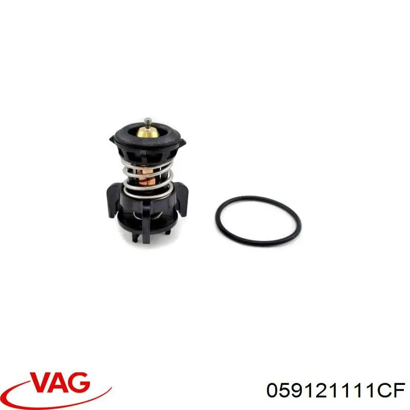 Кожух термостата VAG 059121111AQ ціна, від 96.35 USD