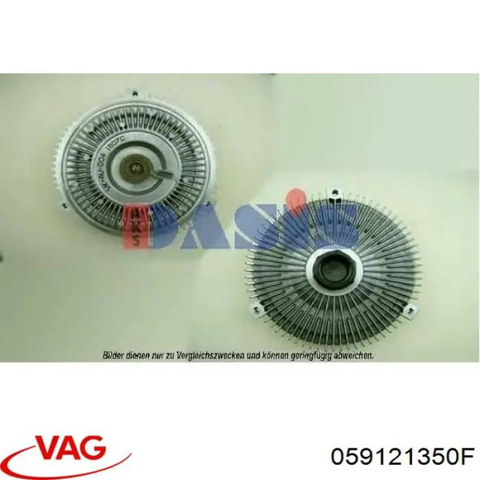 Купити 059121350F VAG Муфта вязкостная системи охолодження