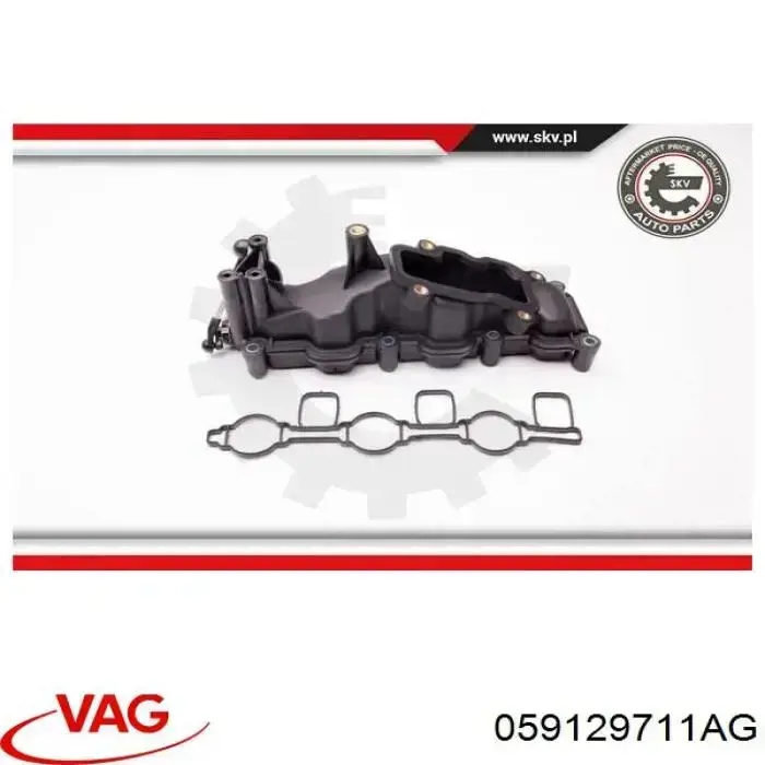 Колектор впускний, лівий 059129711CKSK VAG