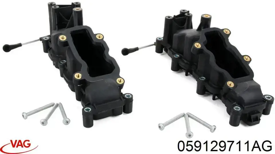 Колектор впускний, лівий VAG 059129711AG ціна, від 39.41 USD