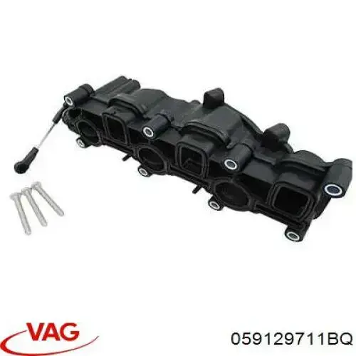 Колектор впускний, лівий 059129711BQ VAG