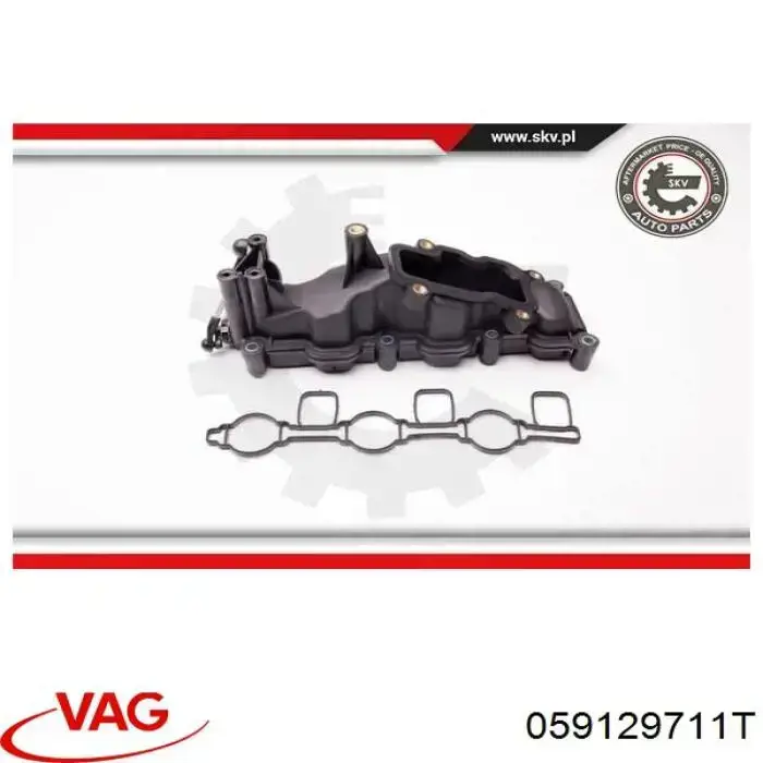 Купити 059129711T VAG Колектор впускний, лівий
