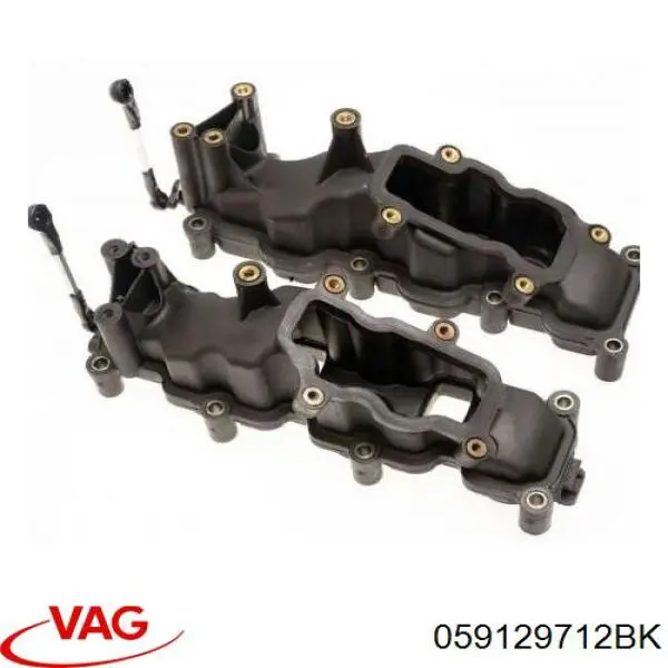 Колектор впускний, правий VAG 059129712BK ціна, від 25.59 USD