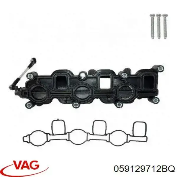 Купити 059129712BQ VAG Колектор впускний, правий
