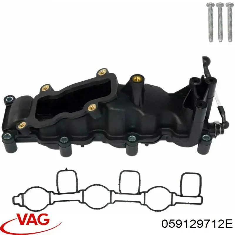 059129712E VAG Колектор впускний, правий