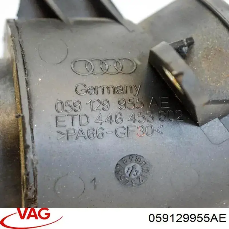 Купити 059129955AE VAG Патрубок витратоміра повітря