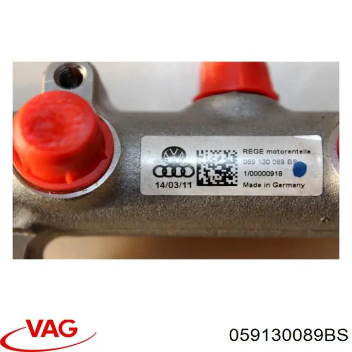 Розподільник палива (рампа) лівий VAG 059130089BS ціна, від 40.78 USD