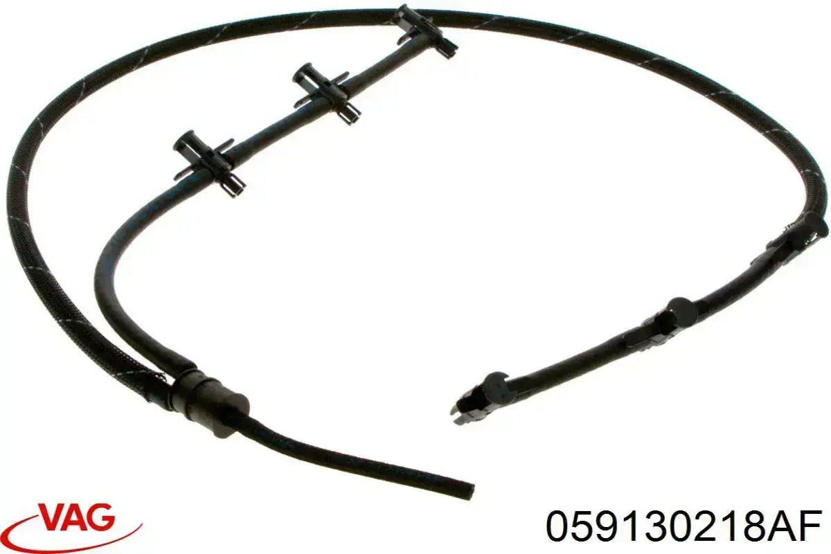 Трубка паливна, зворотня від форсунок VAG 059130218AF ціна, від 57.65 USD