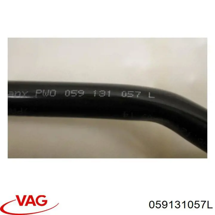 059131057L VAG Шланг (патрубок) вакуумного насоса
