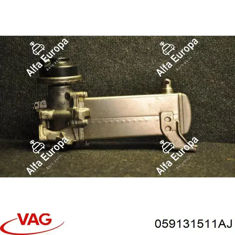 Радіатор системи EGR рециркуляції вихлопних газів VAG 059131511AJ ціна, від 190.03 USD