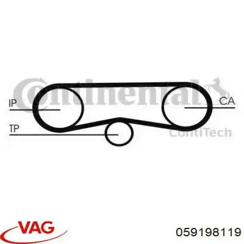 Комплект ГРМ 059198119 VAG