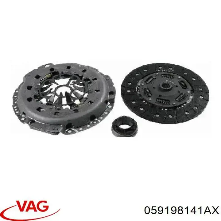 Комплект зчеплення (3 частини) VAG 059198141AX ціна, від 297.88 USD
