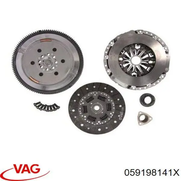 Купити 059198141X VAG Комплект зчеплення (диск, корзина, підшипник)