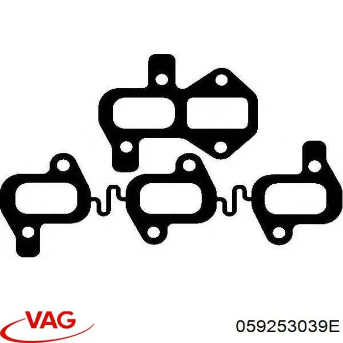 Прокладка випускного колектора VAG 059253039E ціна, від 5.40 USD