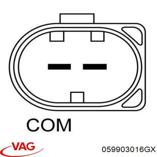 059903016G VAG Авто генератор