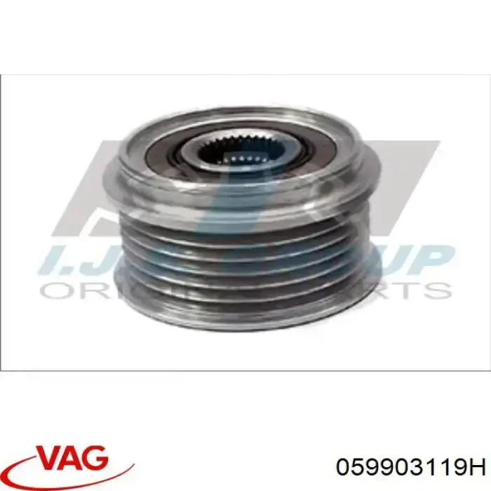 Шків генератора 059903119H VAG