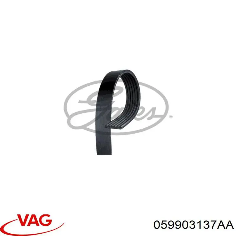 Купити 059903137AA VAG Ремінь генератора