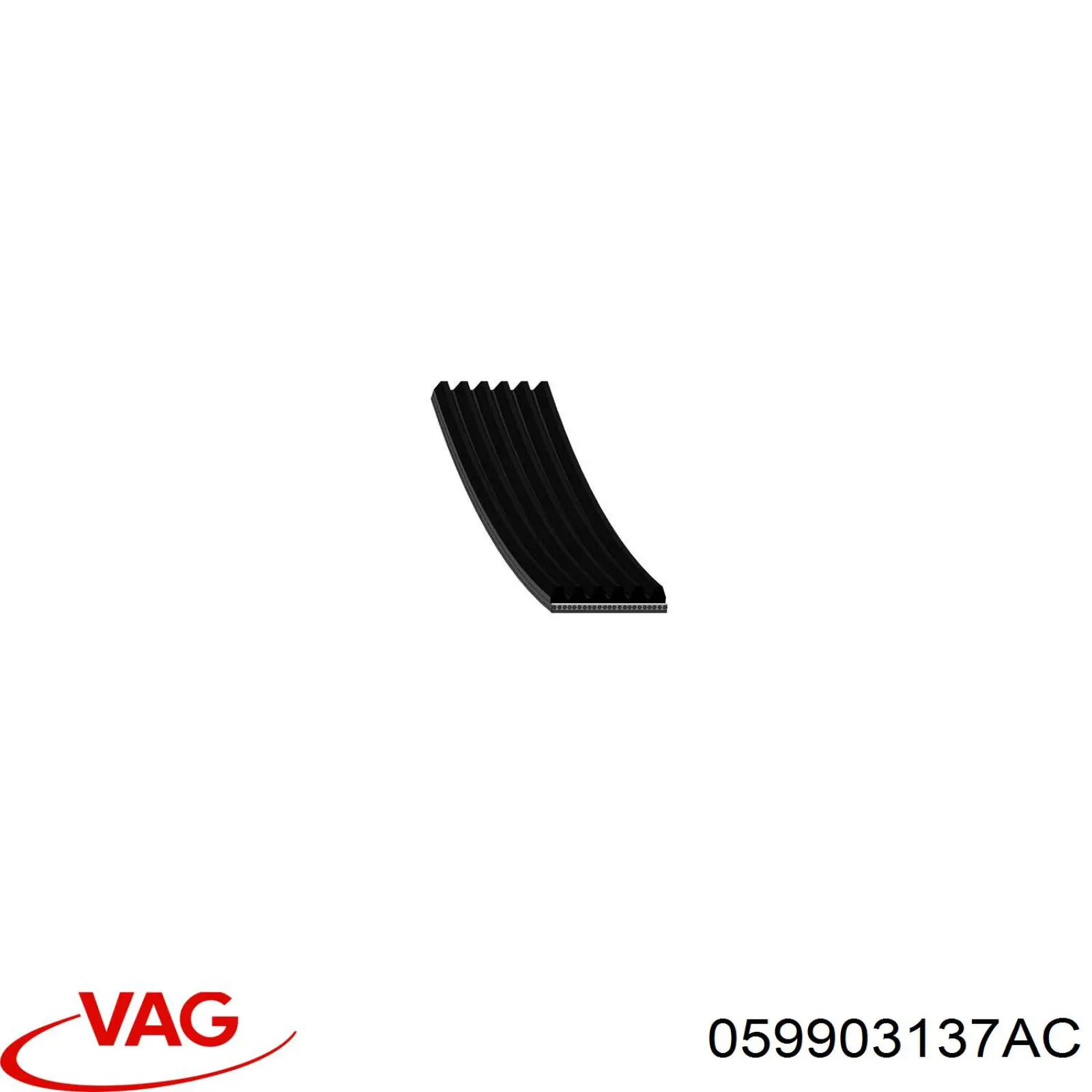 Купити 059903137AC VAG Ремінь генератора