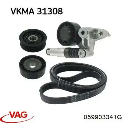Ролик приводного ременя, паразитний 059903341G VAG