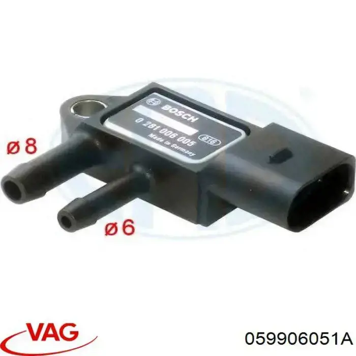 Купити 059906051A VAG Датчик тиску вихлопних газів