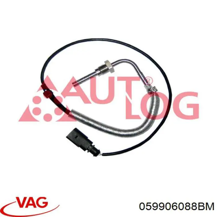 Купити 059906088CK VAG Датчик температури відпрацьованих газів (ВГ), перед турбіною