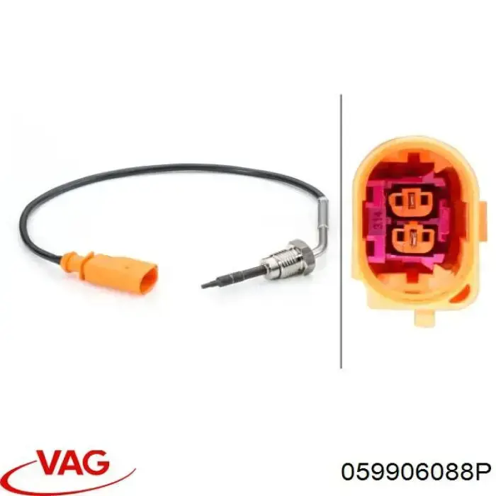 Датчик температури відпрацьованих газів (ВГ), клапан EGR VAG 059906088P ціна, від 62.08 USD