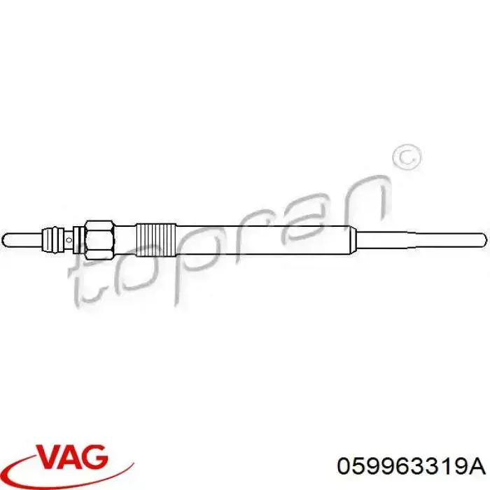 Свічки запалювання VAG 059963319A