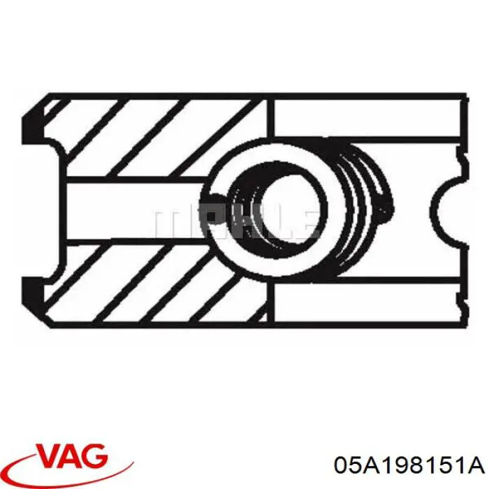  VAG 05A198151A ціна, від 71.11 USD