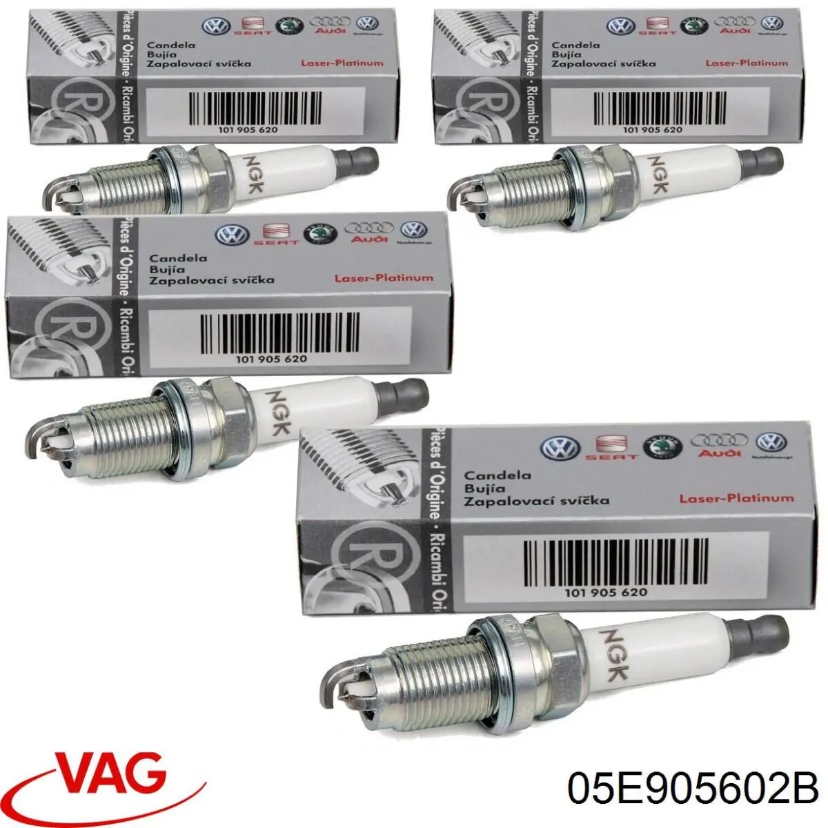 Свічки запалювання 05E905602B VAG