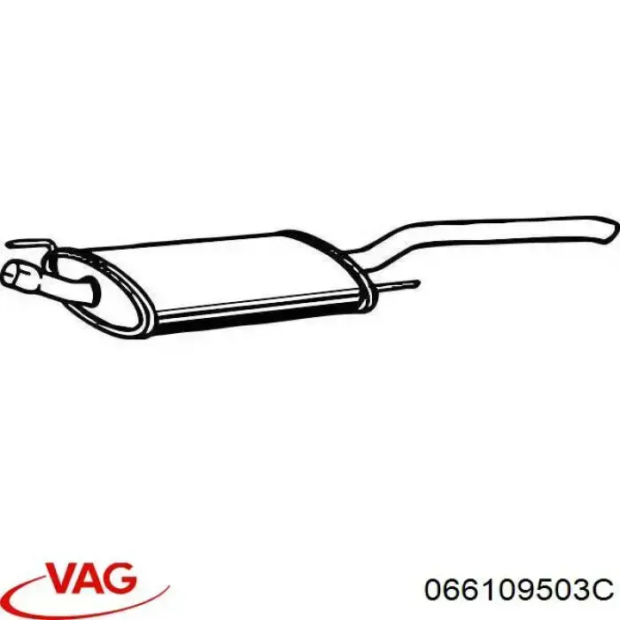 Купити 066109503C VAG Ланцюг ГРМ, верхня