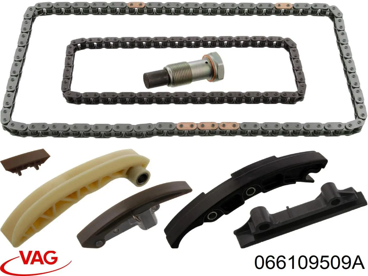 Натягувач ланцюга ГРМ розподілвалів VAG 066109509A ціна, від 9.50 USD